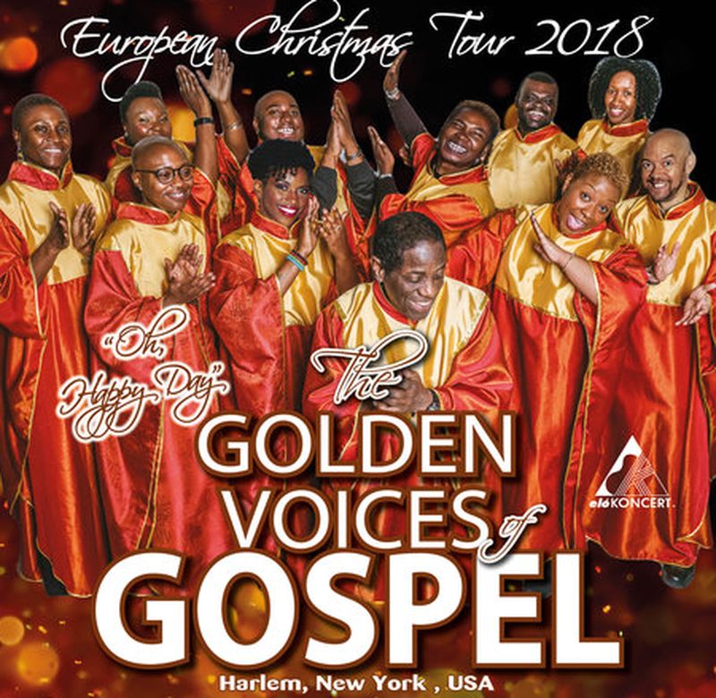 Adventi Gospel Gála - a The Golden Voices of Gospel koncertje Dunaszerdahelyen 2018-ban is